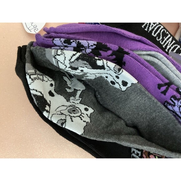 New Disney HALLOWEEN Crew Socks  MINNIE, Stitch, Spongebob, Wednesday - Picture 12 of 16